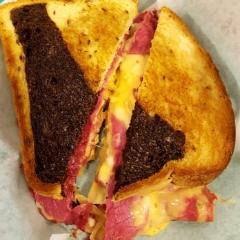Giorgino's - Reuben sandwich: grilled corned beef, sauerkraut, melted Swiss, 1000 island on toasted marble rye. - Sandwiches Near Me - San Diego, California