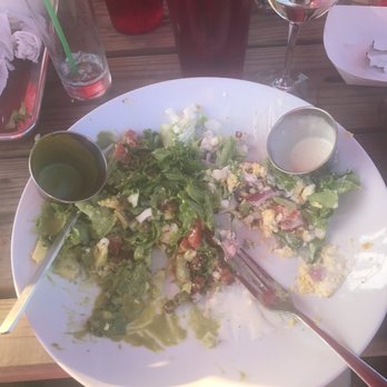 FM Kitchen & Bar - Dueling dressings on my Cobb salad. To delicious to take a photo before I started! - Bars Near Me - Houston, Texas FM Kitchen & Bar - Dueling dressings on my Cobb salad. To delicious to take a photo before I started! - Bars Near Me - Houston, Texas