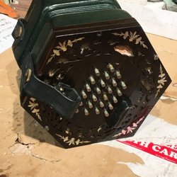 Smythe's Accordion Center - 1860's English concertina we restored