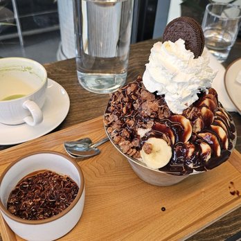Dento Piano Cafe and Bar - Chocolate Shaved ice - Cafes Near Me - San Francisco, California
