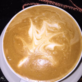 Opening Bell Coffee - Not sure Wat shape that's supposed to be lol - Coffee & Tea Near Me - Dallas, Texas
