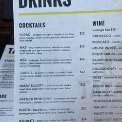 Tatanka Tavern - Menu