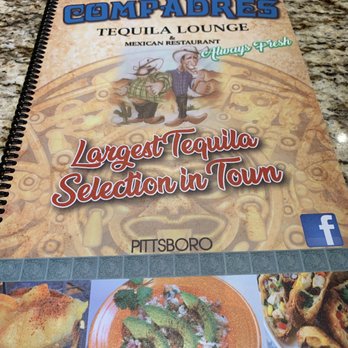 Compadres Tequila Lounge - Menu - Mexican Near Me - Pittsboro, North Carolina