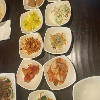 Korean BBQ Plus - Extra set of Banchan - Korean Near Me - Concord, California