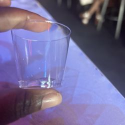 LIT Cigar & Martini Lounge - Plastic shot glass