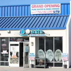 Oasis Pure Water  & Boba Drinks - Store front