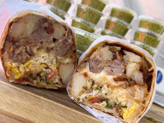 LA BREAKFAST BURRITOS by null