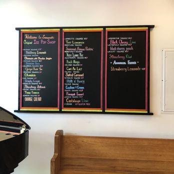 Savannah Square Pops - Menu - Ice Cream & Frozen Yogurt Near Me - Savannah, Georgia