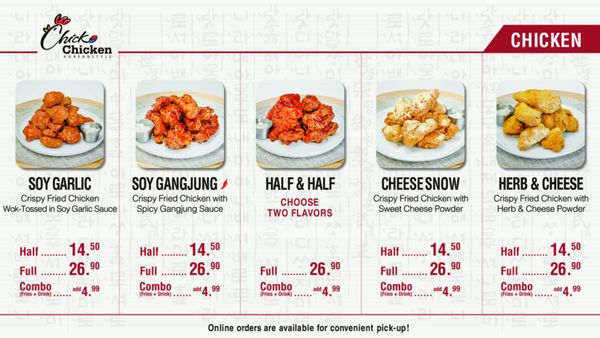 Menu photo 6 Chicko Chicken Federal Way, WA