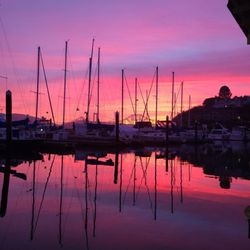 Glen Cove Marina - Sunset off Glen Cove