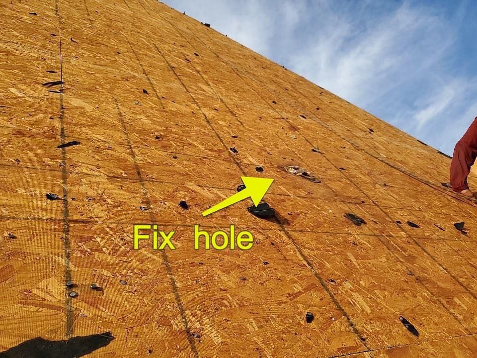 Slide of Firefighter Roofing