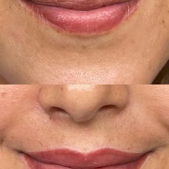 Hawaii Brow Studio - Client wanted a natural tone lip blush improve the symmetry and fullness of her lips - Permanent Makeup Near Me - Aiea, Hawaii