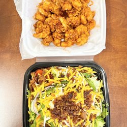 Sixty Six Grill and Taphouse - Buffalo shrimp salad