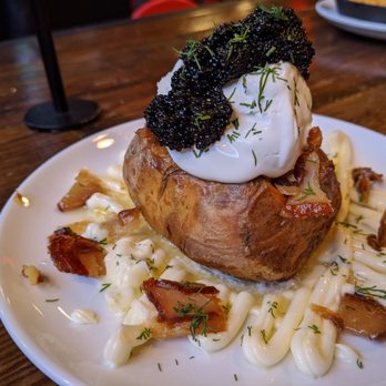 Mekelburg's - January 19 2020; Salt baked potato w. smoked black cod ($12). - Bars Near Me - Brooklyn, New York Mekelburg's - January 19 2020; Salt baked potato w. smoked black cod ($12). - Bars Near Me - Brooklyn, New York