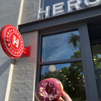 Hero Doughnuts & Buns - Donut and entrance - Burgers Near Me - Charleston, South Carolina Hero Doughnuts & Buns - Donut and entrance - Burgers Near Me - Charleston, South Carolina