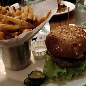 Max Burger - Turkey burger with regular fries - Burgers Near Me - West Hartford, Connecticut Max Burger - Turkey burger with regular fries - Burgers Near Me - West Hartford, Connecticut