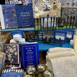 Schuler Books - Hanukkah display