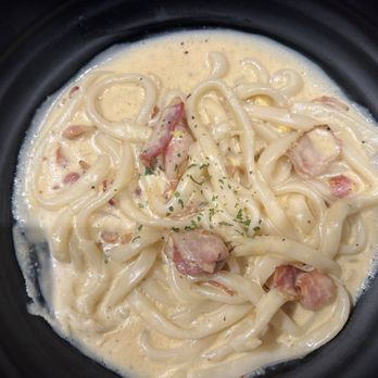 Marugame Udon - Miso Carbonara Udon - Japanese Near Me - Los Angeles, California Marugame Udon - Miso Carbonara Udon - Japanese Near Me - Los Angeles, California