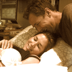 Serenity Birth Doula Services - Happy clients after birth. At Little Company of Mary Hospital.