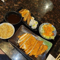 Chicken Katsu. Enough to feed 2 and a small child.