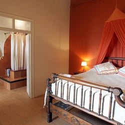 Can Gat Vell - Dormitorio+Baño de una casa rural 5 personas Can Gat Vell