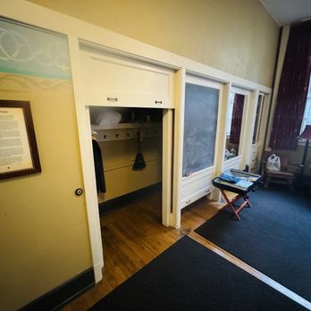 McMenamins Kennedy School - Cute - with presumably the original closet space for children to hang their coats. - Hotels Near Me - Portland, Oregon