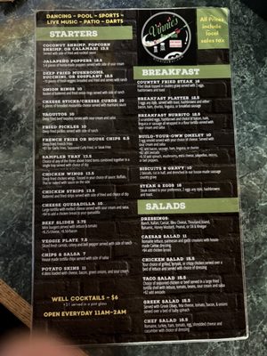 Menu photo 2 Vinnie's Bar & Grill Concord, CA Menu photo 2 Vinnie's Bar & Grill Concord, CA
