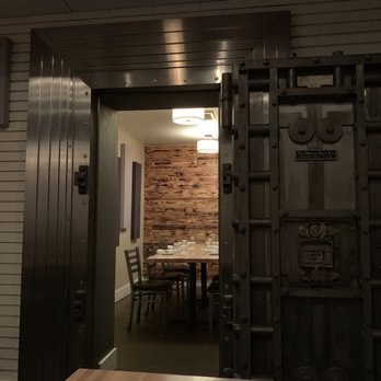 Cotton & Rye - Dining in the vault!!! - New American Near Me - Savannah, Georgia