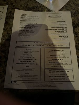 Menu photo 4 Prime Table Stockton, CA