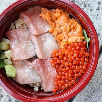 Sushi Yoshizumi - ChuToro Uni Ikura Donburi (Summer Special) $95 - Sushi Bars Near Me - San Mateo, California Sushi Yoshizumi - ChuToro Uni Ikura Donburi (Summer Special) $95 - Sushi Bars Near Me - San Mateo, California