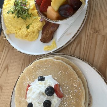 BB Cafe & Catering - Bb breakfast with fruit and pancakes - Cafes Near Me - Burbank, California BB Cafe & Catering - Bb breakfast with fruit and pancakes - Cafes Near Me - Burbank, California