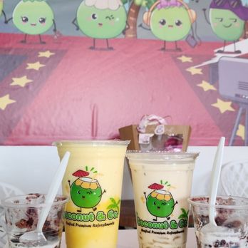 Coconut & Co - Mango coconut & Tornado.   yumm. - Bubble Tea Near Me - Alhambra, California