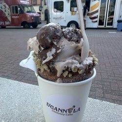 Ferrero Rocher chimney cake cone