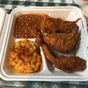 Gus’s World Famous Fried Chicken - 3 tenders, mac n cheese, Baked Beans - Southern Near Me - Oakland, California Gus’s World Famous Fried Chicken - 3 tenders, mac n cheese, Baked Beans - Southern Near Me - Oakland, California