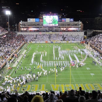 Bobby Dodd Stadium - View from north stands at night. - Stadiums & Arenas Near Me - Atlanta, Georgia Bobby Dodd Stadium - View from north stands at night. - Stadiums & Arenas Near Me - Atlanta, Georgia
