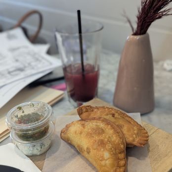 Take It Easy Roasters - $6 Shrimp and $6 beef empanadas are dairy free. That garlic sauce does have dairy though. - Bakeries Near Me - Las Vegas, Nevada Take It Easy Roasters - $6 Shrimp and $6 beef empanadas are dairy free. That garlic sauce does have dairy though. - Bakeries Near Me - Las Vegas, Nevada