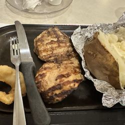 Western Charcoal Steak House - Grilled chicken and baked potato