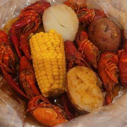 Crawfish, Corn, Potatoe, & Egg Crawfish, Corn, Potatoe, & Egg