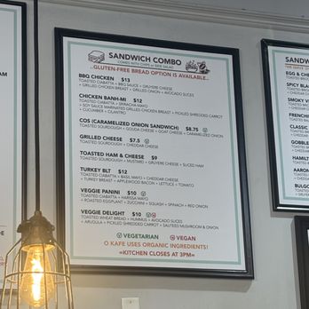 O Kafe - food menu! 3/22/26 - Coffee & Tea Near Me - Jersey City, New Jersey
