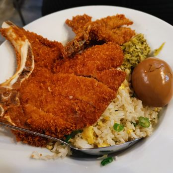 Ding's Garden - Pork Chop Fried Rice - Taiwanese Near Me - Arcadia, California