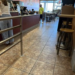 Cabo Fresh Mexican Grill - Interior line area.