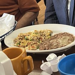 Franky's Restaurant - Meaghan's with refried beans
