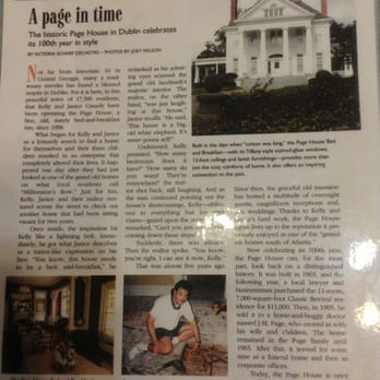 Page House Bed & Breakfast - News article - Bed & Breakfast Near Me - Dublin, Georgia Page House Bed & Breakfast - News article - Bed & Breakfast Near Me - Dublin, Georgia