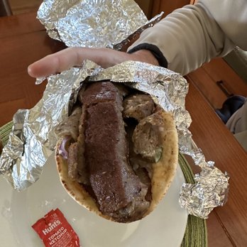 Sumac Mediterranean Grill - Gyro Wrap - note: ketchup for fries not gyro lol don't want to get kicked off of Yelp jk - Mediterranean Near Me - Belmont, California Sumac Mediterranean Grill - Gyro Wrap - note: ketchup for fries not gyro lol don't want to get kicked off of Yelp jk - Mediterranean Near Me - Belmont, California