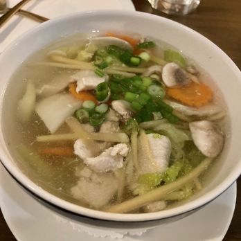 Charm Thai Cuisine - Ginger soup with chicken. Light by so flavorful! - Thai Near Me - Montclair, New Jersey Charm Thai Cuisine - Ginger soup with chicken. Light by so flavorful! - Thai Near Me - Montclair, New Jersey