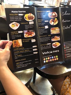 Menu photo 1 Volcanes Madrid, M