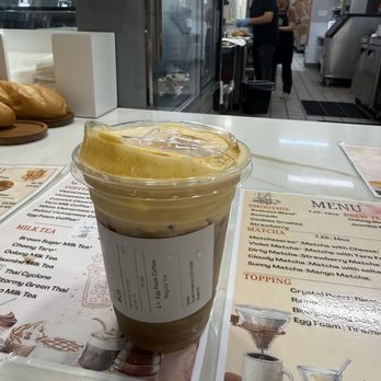 Saigon Breadfast - Vietnamese coffee with egg foam so good - Sandwiches Near Me - Mountain View, California