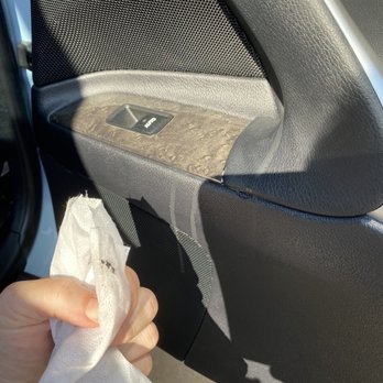 Fibrenew - Product that dripped onto door - Furniture Repair Near Me