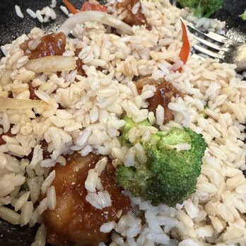P.F. Chang's - Teriyaki Trio with beef, chicken and shrimp was very delicious.  My first real plate had a ton of meat on it. - Chinese Near Me - Indianapolis, Indiana