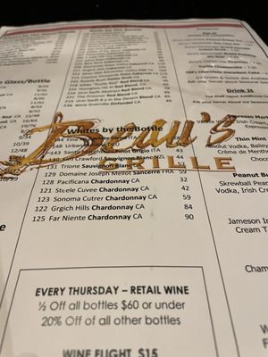 Menu photo 3 Beau's Grille Akron, OH